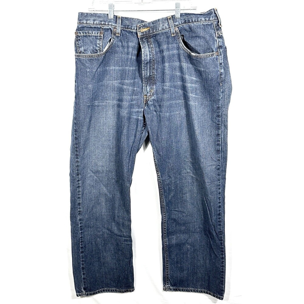 Levi's Mens 559 Relaxed Straight Jeans Size 40x30 Dark Wash Workwear Retro